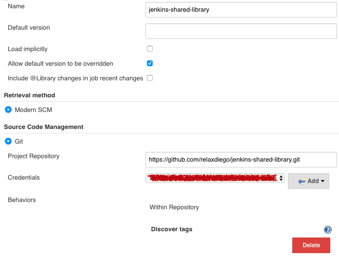 Shared Library Configuration